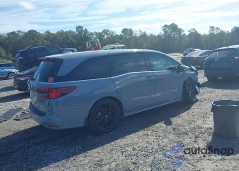 2024 Honda Odyssey Sport из США, поврежденный, VIN 5FNRL6H77RB065378